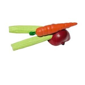 American Girl Kit Lunch Carrot Celery Apple Molly Lunchbox Picnic Food Accessory